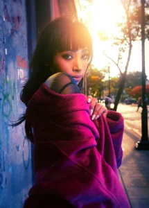 a woman posing for a picture